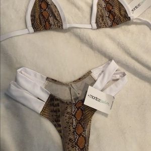 Montce Swim snake bikini